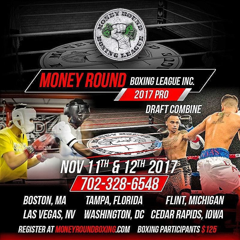 Attention All Boxers!!! The First Ever Pro Boxing #Combine is inviting you to showcase your fighting skills for a chance to be selected in the first ever pro boxing league in history. This is a fighters league that will be comparable to the NFL, NBA, and MLB.. Future pension and retirement plans, no more greedy promoters, and no more waiting to find a fight.. M.R.B will be the only platform that will give a boxer true career path. The Circus Act has come to an end!! Share this with every boxer you know because the Money Round is here Baby!! @AthleticEvolutionTraining, @Francisco Arreola, @TrueFighterTC, @TonysBoxingGym, @south east side boxing, @city athletic boxing