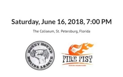 Saturday, June 16th is going to be a big day for #MoneyRoundBoxing and @FireFistBoxing. . Click the link in our bio to learn more about the event and how you can stream the event live online.